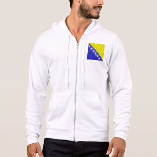 Pull À Capuche Dessin de peinture à l'huile de Bosnie-Herzégovine