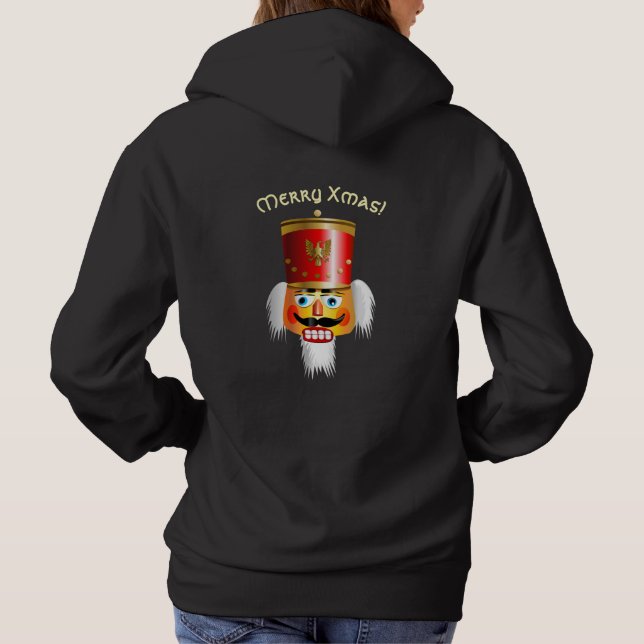 Pull À Capuche Dessin du soldat du jouet Nutcracker (Dos)