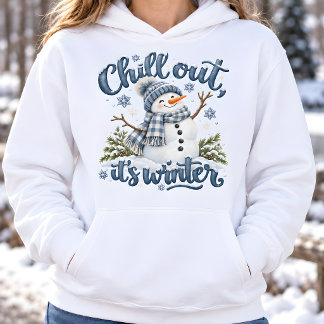 Pull À Capuche Détendez-vous, c'est un sweatshirt de bonhomme de