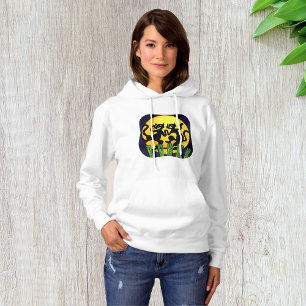 Pull À Capuche Deux chats noirs