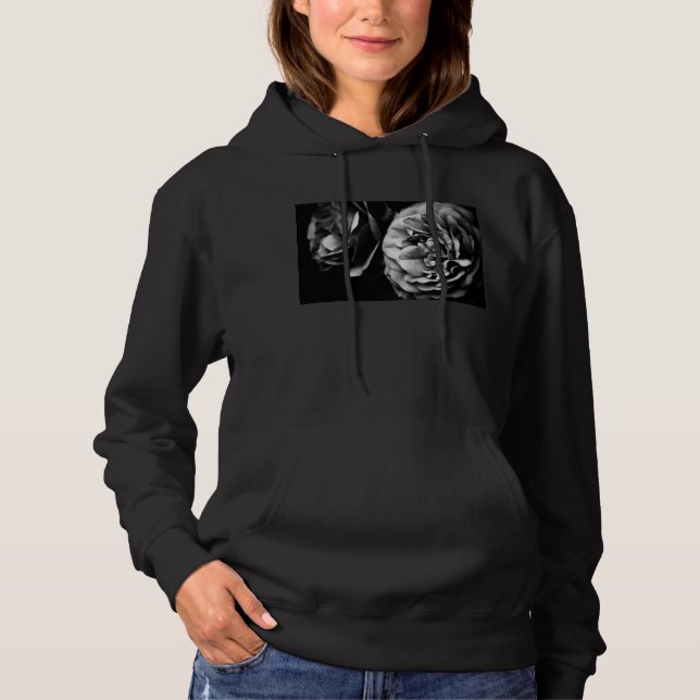 Pull À Capuche deux roses (Devant)