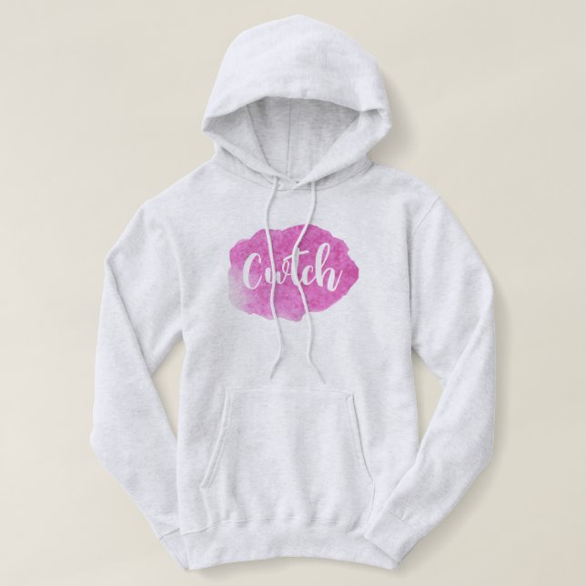 Pull À Capuche Dialecte Hoody d'argot de Cwtch Gallois Pays de (Design devant)
