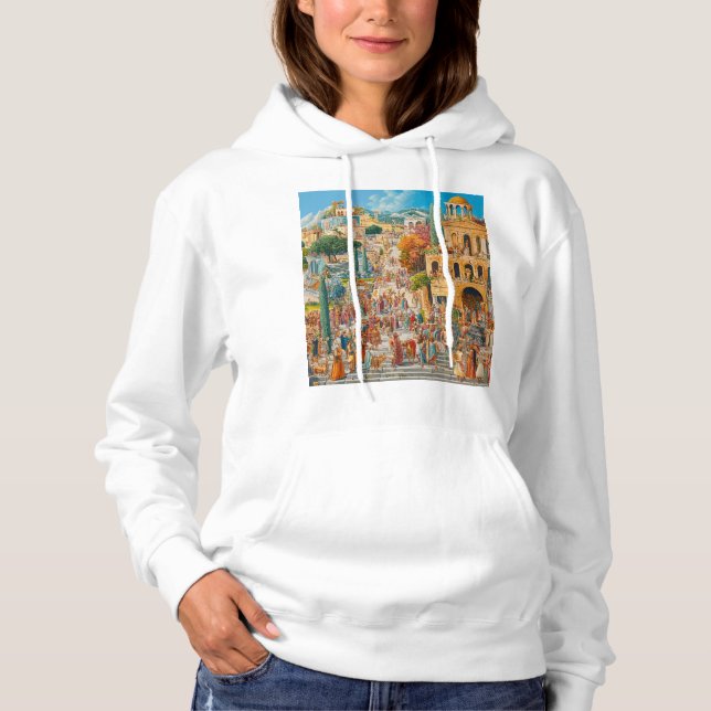 Pull À Capuche Dieux et Mortels (Devant)