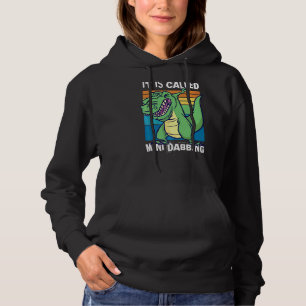 Pull À Capuche Dinosaure À Bras Court Il S'Appelle Mini Dabbing