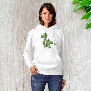 Pull À Capuche Dinosaure Vert