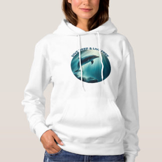Pull À Capuche Dive Deep Live Dolphin gratuit