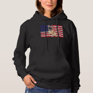 Pull À Capuche Doggie Usa Propriétaire Chien Usa Français Bulldog
