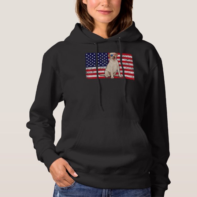 Pull À Capuche Doggie Usa Propriétaire Chien Usa Labrador Retriev (Devant)
