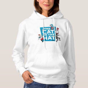 Pull À Capuche Dr. Seuss   Logo du Chat dans le Chapeau - Personn