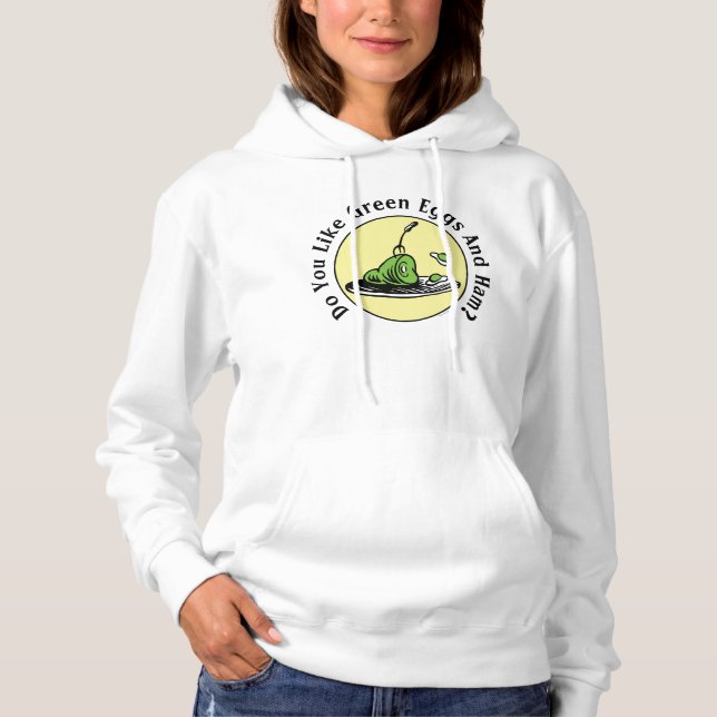 Pull À Capuche Dr. Seuss | Œufs verts et jambon Icône (Devant)