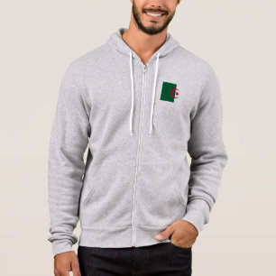 Pull À Capuche Drapeau Algérie