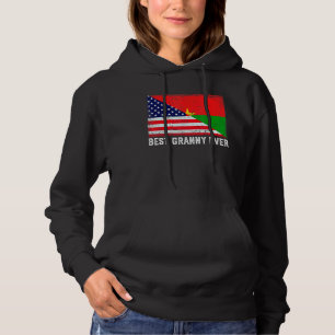 Pull À Capuche Drapeau américain Burkina Faso Drapeau meilleur gr