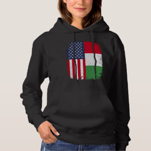 Pull À Capuche Drapeau américain Italie Italie Italie