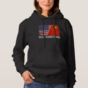 Pull À Capuche Drapeau américain rétro Chine Drapeau meilleur pap