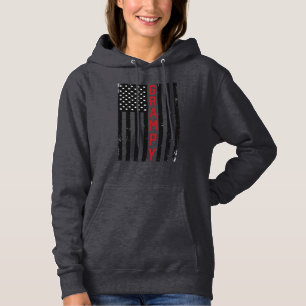 Pull À Capuche Drapeau américain vintage de conception de vecteur