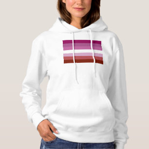Pull À Capuche Drapeau de fierté lesbienne de SlipperyJoe féminin