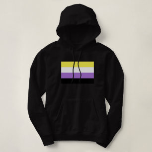 Pull À Capuche Drapeau de fierté non binaire
