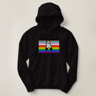 Pull À Capuche Drapeau de fierté Progress Pride LGBTQ+ Two-Spirit