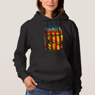 Pull À Capuche Drapeau De La Communauté Valencienne