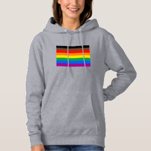 Pull À Capuche Drapeau de la fierté LGBTQ (8 bandes)