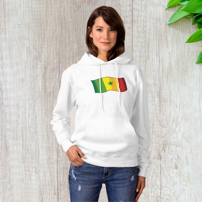 Pull À Capuche Drapeau du Sénégal Fierté sénégalaise Vert Jaune R (Créateur téléchargé)