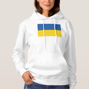 Pull À Capuche Drapeau d'Ukraine
