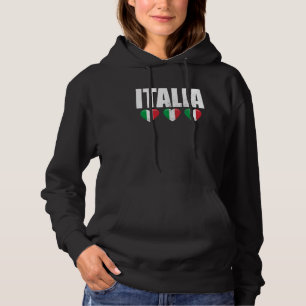 Pull À Capuche Drapeau italien Vintage Italie