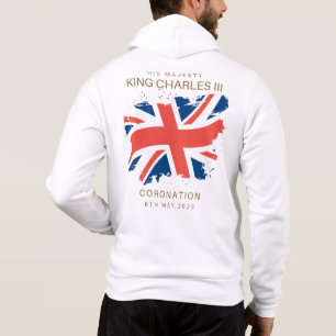 Pull À Capuche Drapeau King Charles III Union Jack