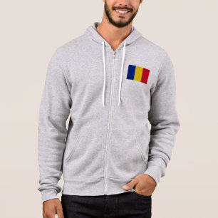 Pull À Capuche Drapeau România - Roumanie