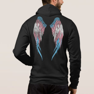 Pull À Capuche Drapeau transgenre - Anges