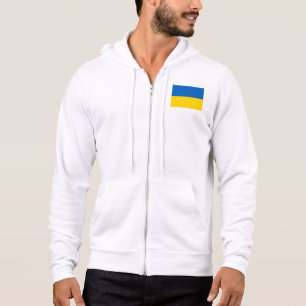 Pull À Capuche Drapeau Ukraine