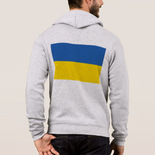 Pull À Capuche Drapeau-Ukraine-avec-Trident