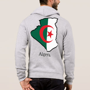 Pull À Capuche Drapeaux et pays Algérie