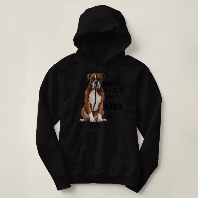 Pull À Capuche Drôle Chien MamanPapa Cadeau (Design devant)