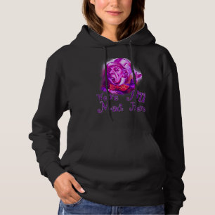 Pull À Capuche Drôle Nerdy Nous sommes tous Mad ici Cheshire Alic