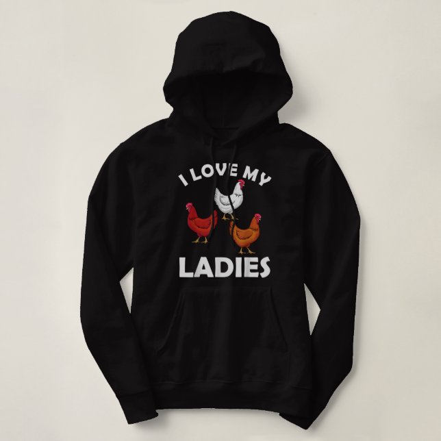 Pull À Capuche Drôle poulet pour hommes femmes poulet Whisperer C (Design devant)