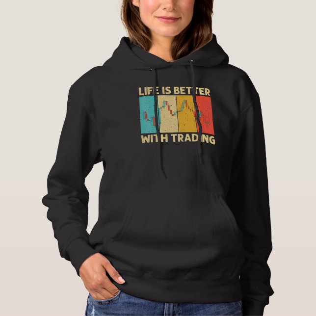 Pull À Capuche Échange Cool Pour Hommes Femmes Commerçants En Bou (Devant)