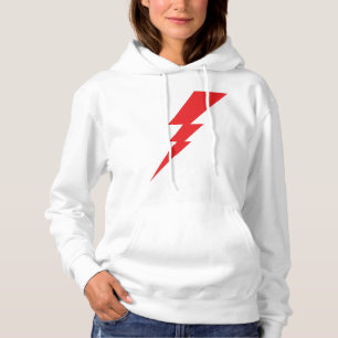 Pull À Capuche Éclair rouge