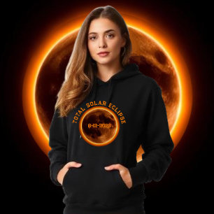 Pull À Capuche Éclipse solaire totale 2026