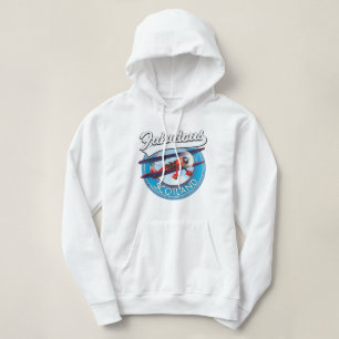 Pull À Capuche Écosse fabuleuse patch de voyage de style rétro