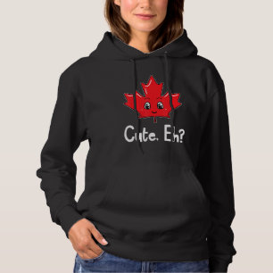 Pull À Capuche Eh drapeau canadien Feuille d'érable Funny Souveni