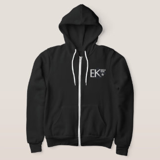 Pull À Capuche EK86 logo blanc
