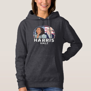Pull À Capuche Élection de Harris Walz