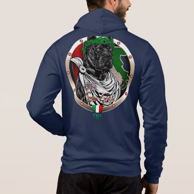 Pull À Capuche ELITE Cane Corso Empereur Romain (Dos)