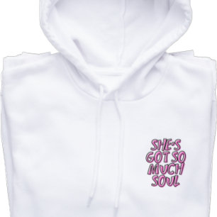 Pull À Capuche Elle a un Graffiti Coeur & Soul mignon