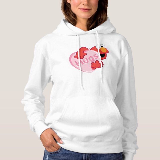 Pull À Capuche Elmo "Hugs" Valentine Heart Candy (Devant)