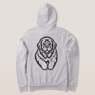 Pull À Capuche Emblème brodé de Terre-Neuve