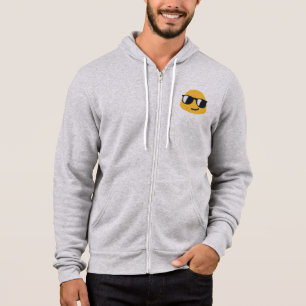 Pull À Capuche Émoji Lunettes de Soleil