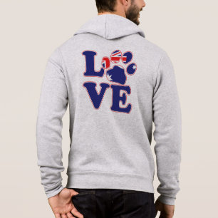 Pull À Capuche Empreinte de patte du drapeau australien
