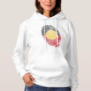 Pull À Capuche empreintes digitales de l'Australie aborigène 